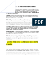 5 Tips Mejorar La Relación Con Tu Mamá