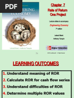 Chapter 7 - ROR Analysis For A Single Alternative