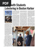 Massachusetts Lobstermen's Association Article