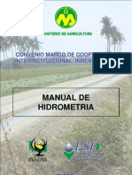 Manual de Hidrometría - Aforos