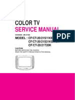 Color TV: Service Manual