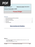 TDs - CPI1 - Electricité 2 - 2021