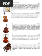 Instrumentos de Cuerda Frotada