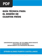 Guia Tecnica para El Diseño de Cuartos Frios