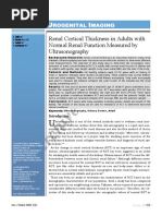 5-Renal Cortical Thickness in Adults With