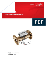 Danfoss 1100 Ultrasonic Heat Meter Installation Guide Multilingual