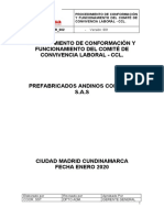 SST - PR - 002 - Procedimiento Conformacion Del Comité de Convivencia Laboral