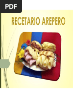 Recetario Arepero