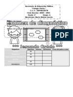 Examen Diagnostico 2 Do Grado