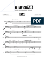 CVA - Sublime Gracia ACapella Bar C# - Partitura Completa