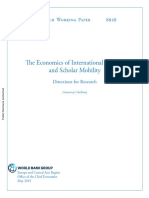 The Economics of International Student and Scholar Mobility