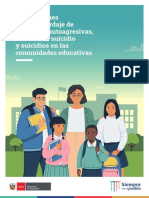 Orientaciones para El Abordaje de Conductas Autoagresivas, Intentos de Suicidio y Suicidios en Las Comunidades Educativas