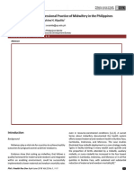 Assessing The State of Professional Practice of Midwifery in The Philippines