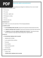 Respiratory Arrest and Insufficiency