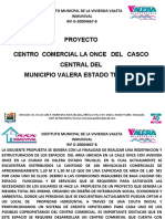 Presentacion de Proyecto Centro Comercial Valera