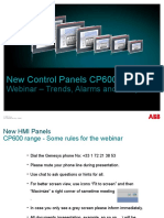 CP600 Webinar Trends, Alarms and Recipes Rev0