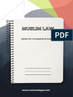 Muslim Law Notes