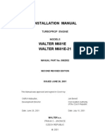 Installation Manual Walter M601e, M601e-21