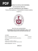 Informe 1 Tecnicas Electroquimicas