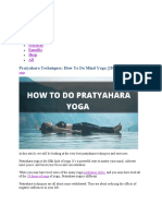 Practices Benefits Shop All: Pratyahara Techniques: How To Do Mind Yoga (2020)