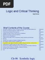 Ahmed 2100 3857 2 LaCT L10C08P01 Propositional Logic