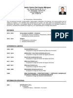 CV Roberto Del Carpio Márquez