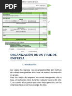 Trabajo Organizacion de Un Viaje