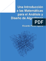 Una Introduccion A Las Matematicas para El Analisis y Diseo de Algoritmos Ricardo Perez Aguila