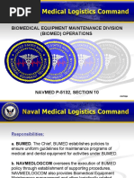 Biomedical Equipment Maintenance Division (Biomed) Operations