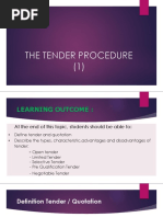 Tender Procedure