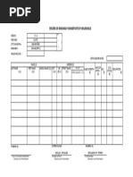 Record of Barangay Inhabitants by Household: PSG C O D E S