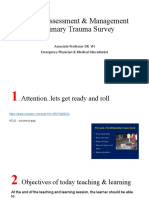 Airway Assessment & Management of Primary Trauma Survey