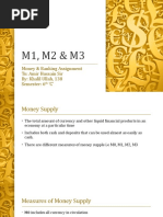 M1, M2,, M3 Money and Banking