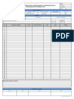 Formato Registro Inducción Capacitación y Simulacros de Emergencia