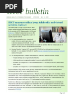 Bulletin: IHCP Announces Final 2022 Telehealth and Virtual Services Code Set