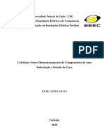 Coletânea Sobre Dimensionamento de Componentes de Uma Subestação e Estudo de Caso