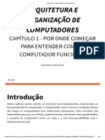 Arquitetura e Organização de Computadores