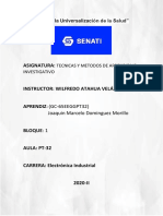 Foro Tematico Del Curso de Tecnicas y Metodos de Aprendizaje-Joaquin Marcelo Dominguez Morillo