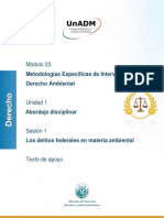 Módulo 23: Metodologías Específicas de Intervención: Derecho Ambiental