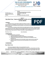 Drug-Related Crimes, Treatment and Rehabilitation, and Roles of The Family, Students, Teachers and School Authorities