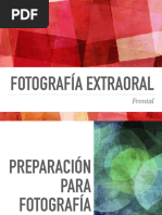 Fotografias Extraorales e Intraorales