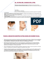 Higiene Facial - Rutina Del Cuidado de La Piel