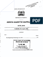 Kenya Gazette Supplement: Received