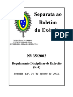 R4 - Regulamento Disciplinar Do Exército