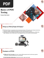 G10X Quality Assurance Engineering - Basics of POS Testing (Autosaved)