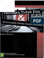 Buku Perilaku Tidak Etis