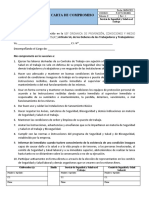 Carta de Compromiso GS-0001