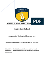 Banking and Insurance Law Assignment by Anubhav Singh