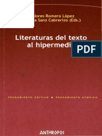 Introduccio - N Romero, Dolores, Literaturas Del-texto-Al-hipermedia