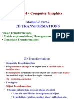 CST 304 - Computer Graphics: 2D Transformations